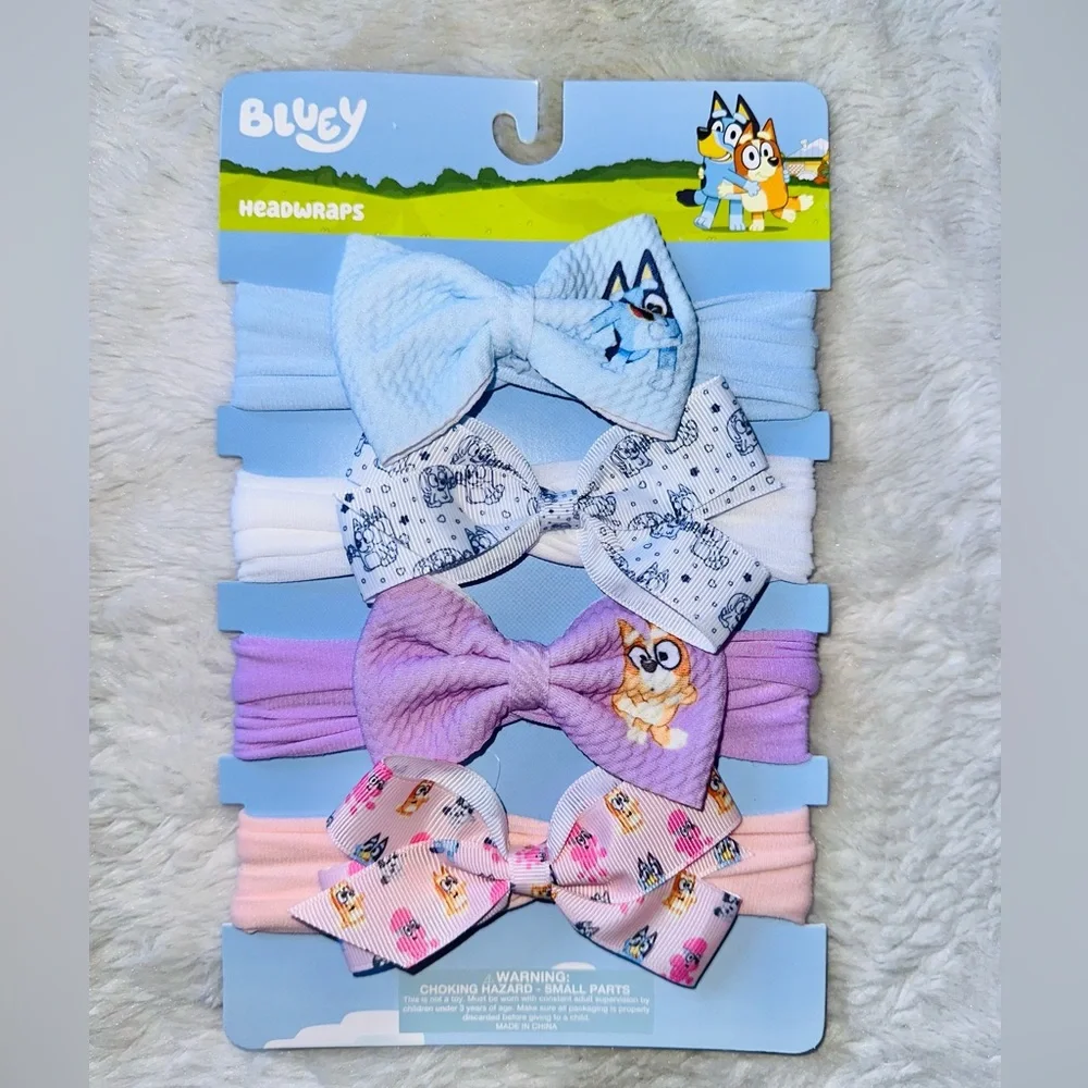 New Bluey Head Wrap Set